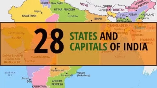 28 states and capitals of India